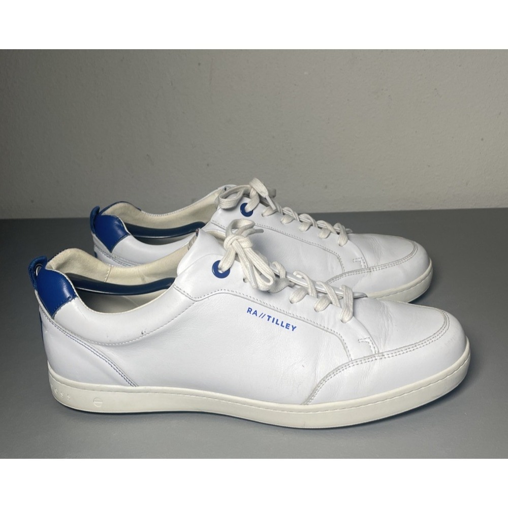 Royal Albatross London Handcrafted Men's White Spikeless Golf Shoes Size 11